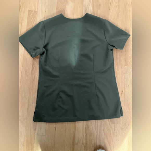 Figs Catarina Moss Green Scrub Top - Picture 3 of 3